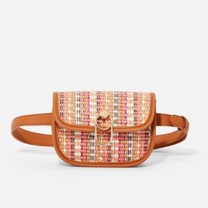 JustFab Island Trek Belt Bag Crossbody Purse NEW